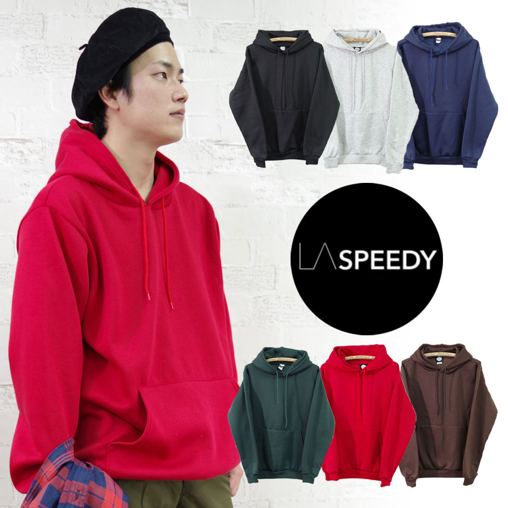 【LA SPEEDY(エルエースピーディ)】Classic Fleece Hooded Pullover  クラシックフリースフーデッドプルオーバー