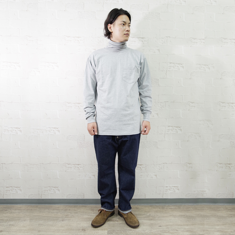 LIFEWEAR(ライフウェア)】Made In USA TURTLENECK L/S PKT Tee メイド