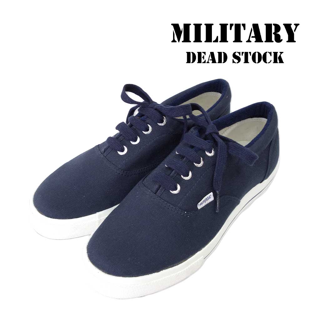 【MILITARY DEADSTOCK(ミリタリーデッドストック)】Marina Militare Italiana Boat Shoes ミリタリーボートシューズ
