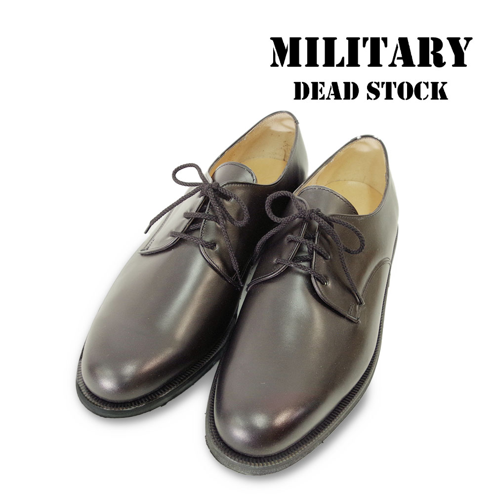 【MILITARY DEADSTOCK(ミリタリーデッドストック)】French Military Officer shoes SIZE42 フランス軍 オフィサーシューズ サイズ42