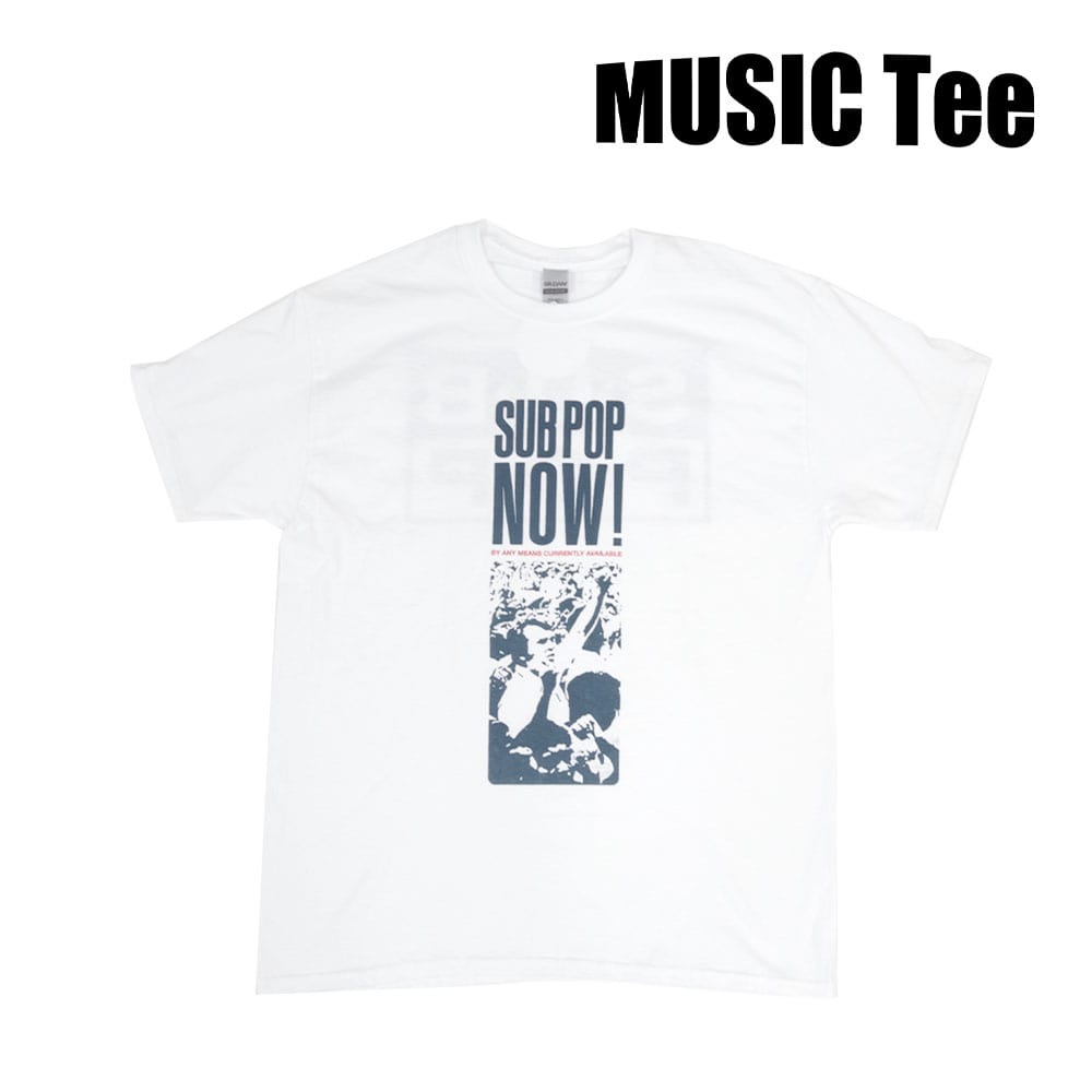 【MUSIC Tee(ミュージックティー)】 S/S PRINT TEE “SUB POP NOW” -SUB POP 半袖Teeシャツ サブポップナウ サブポップ
