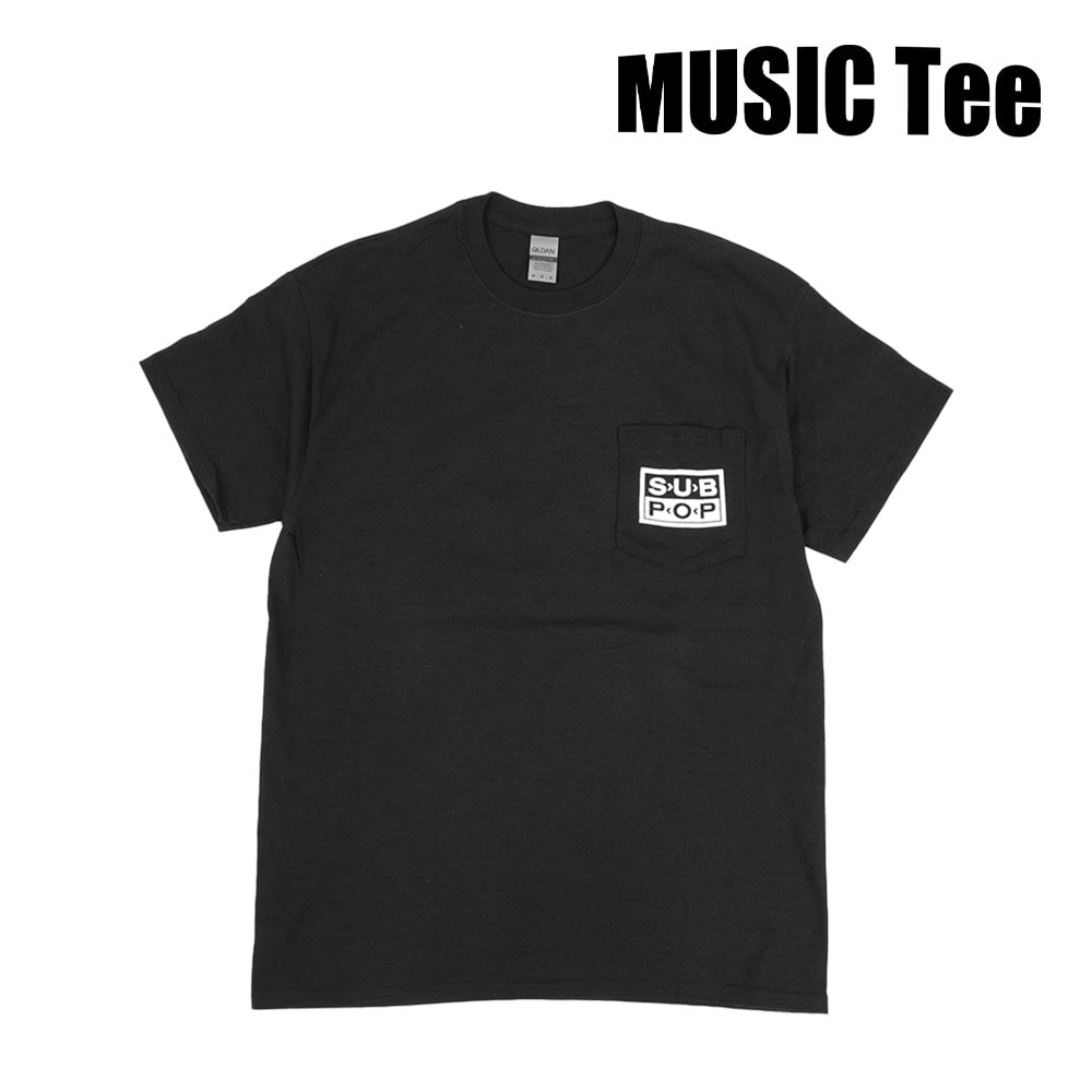 【MUSIC Tee(ミュージックティー)】 S/S PRINT TEE “EYE LOGO”-SUB POP 半袖Teeシャツ アイロゴ サブポップ