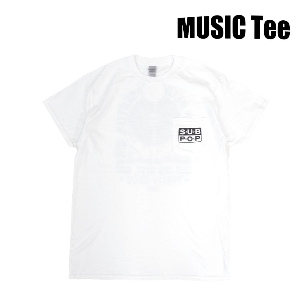 【MUSIC Tee(ミュージックティー)】 S/S PRINT TEE “RECORD HANDS”-SUB POP 半袖Teeシャツ レコードハンズ サブポップ