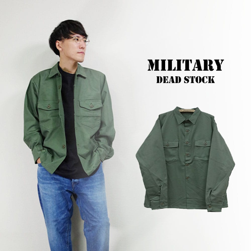 MILITARY DEADSTOCK(ミリタリーデッドストック)】USA製 Fatigue Shirts