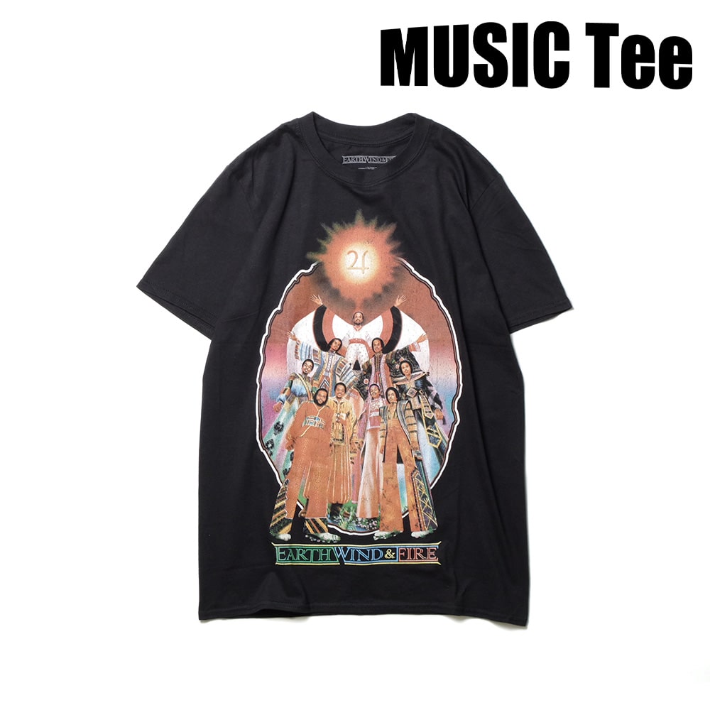 【MUSIC Tee(ミュージックティー)】EARTH,WIND & FIRE LET’S GROOVE アース・ウィンドアンドファイアー レッツグルーヴ