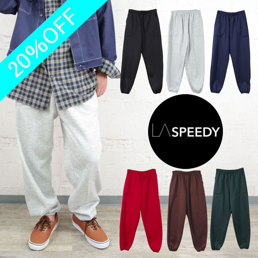 【LA SPEEDY(エルエースピーディ)】Classic Fleece Pocket Sweatpants クラシックフリースポケットスウェットパンツ