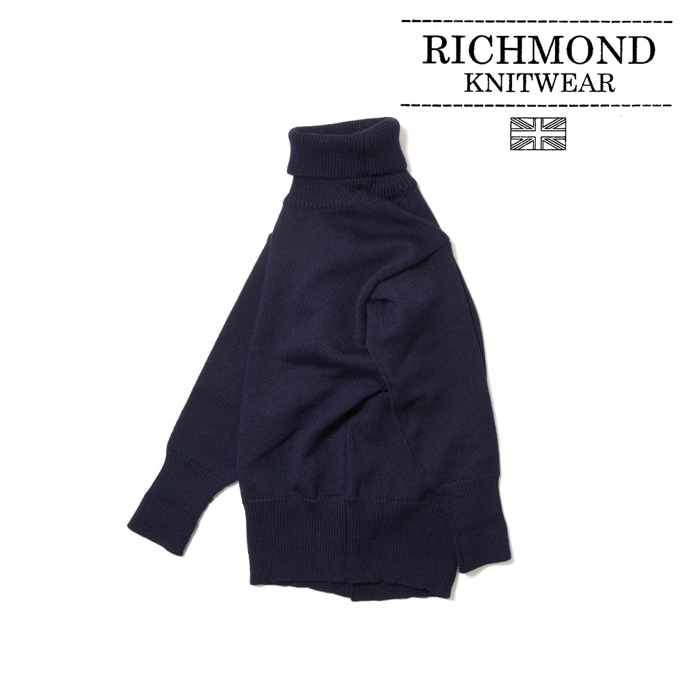 【RICHMOND KNITWEAR(リッチモンドニットウェア)】Submariner Highneck Sweater サブマリーナーハイネックセーター