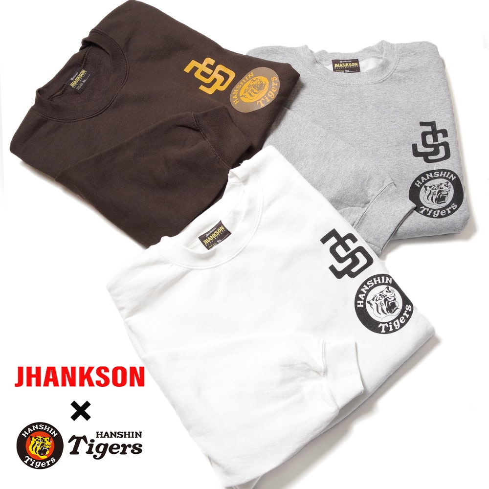 【JHANKSON(ジャンクソン)】HANSHIN TIGERS SWEAT オフィシャルコラボ 阪神タイガース スウェット