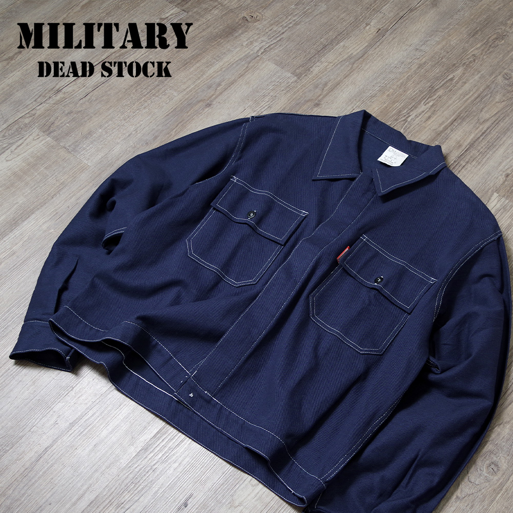 【MILITARY DEADSTOCK(ミリタリーデッドストック)】ITALIAN MILITARY work short jacket ワークショートジャケット
