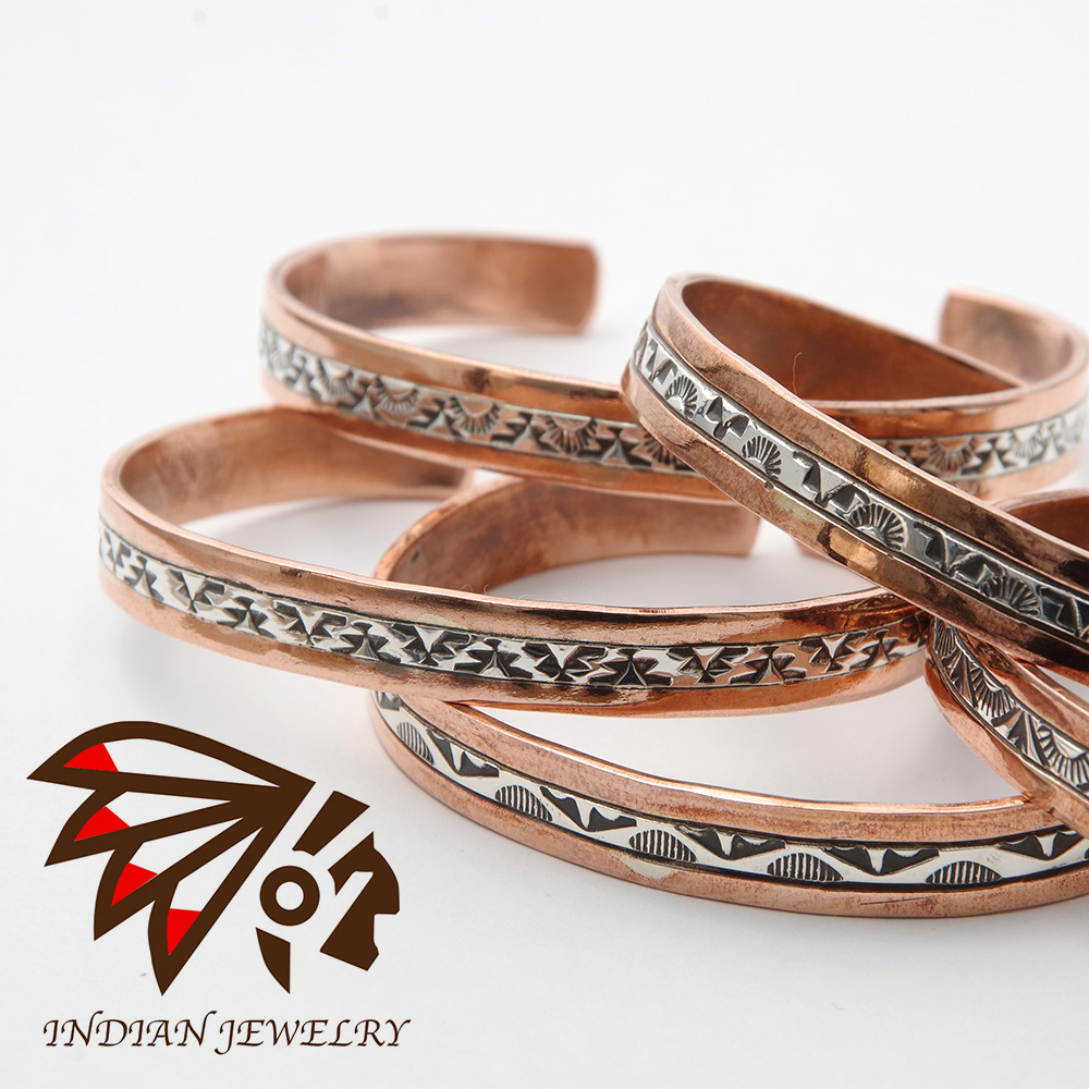 INDIAN JEWELRY(インディアンジュエリー)】Navajo copper×silver 