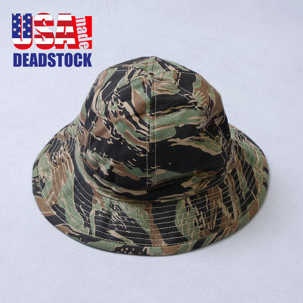 【USA Made DEADSTOCK(アメリカ製デッドストック)】 USA製 DOME Tiger Stripe #2 アメリカ製ドームハット タイガーストライプ2