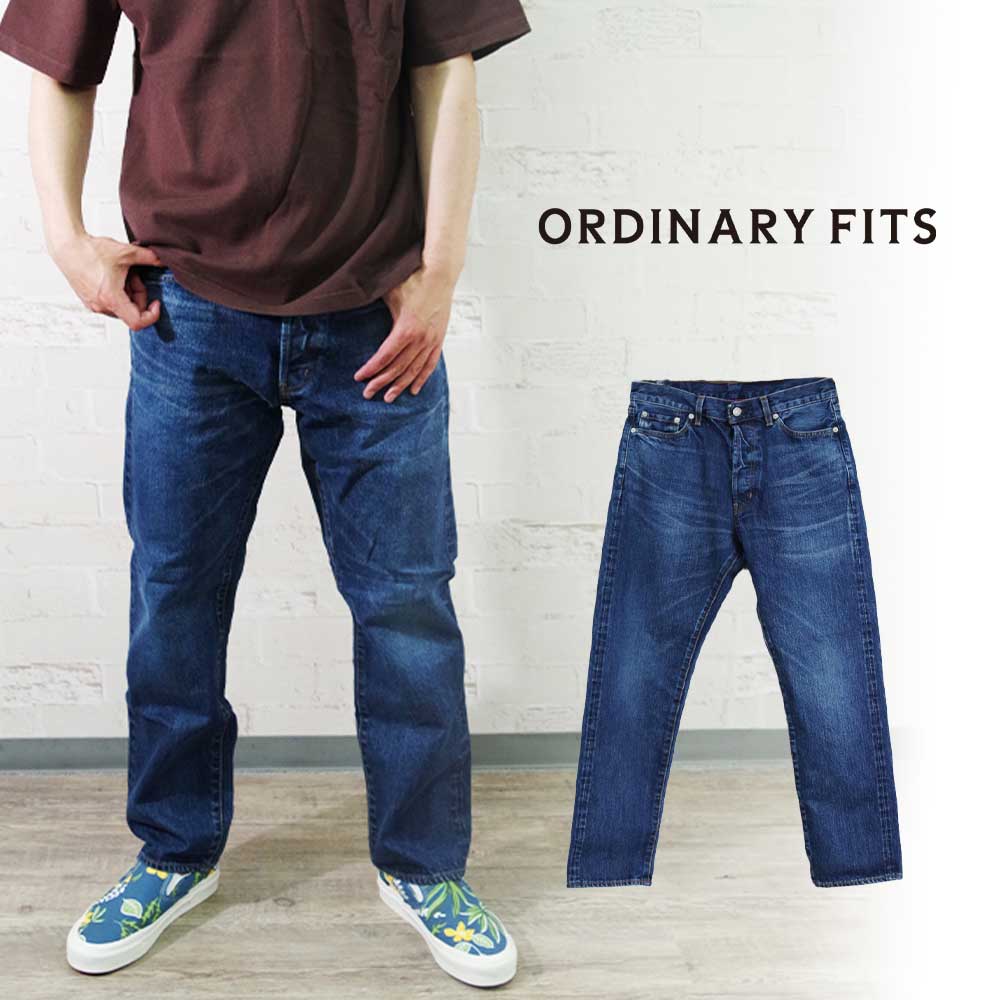 ORDINARY FITS(オーディナリーフィッツ)】5PKT ANKLE DENIM USED WASH 