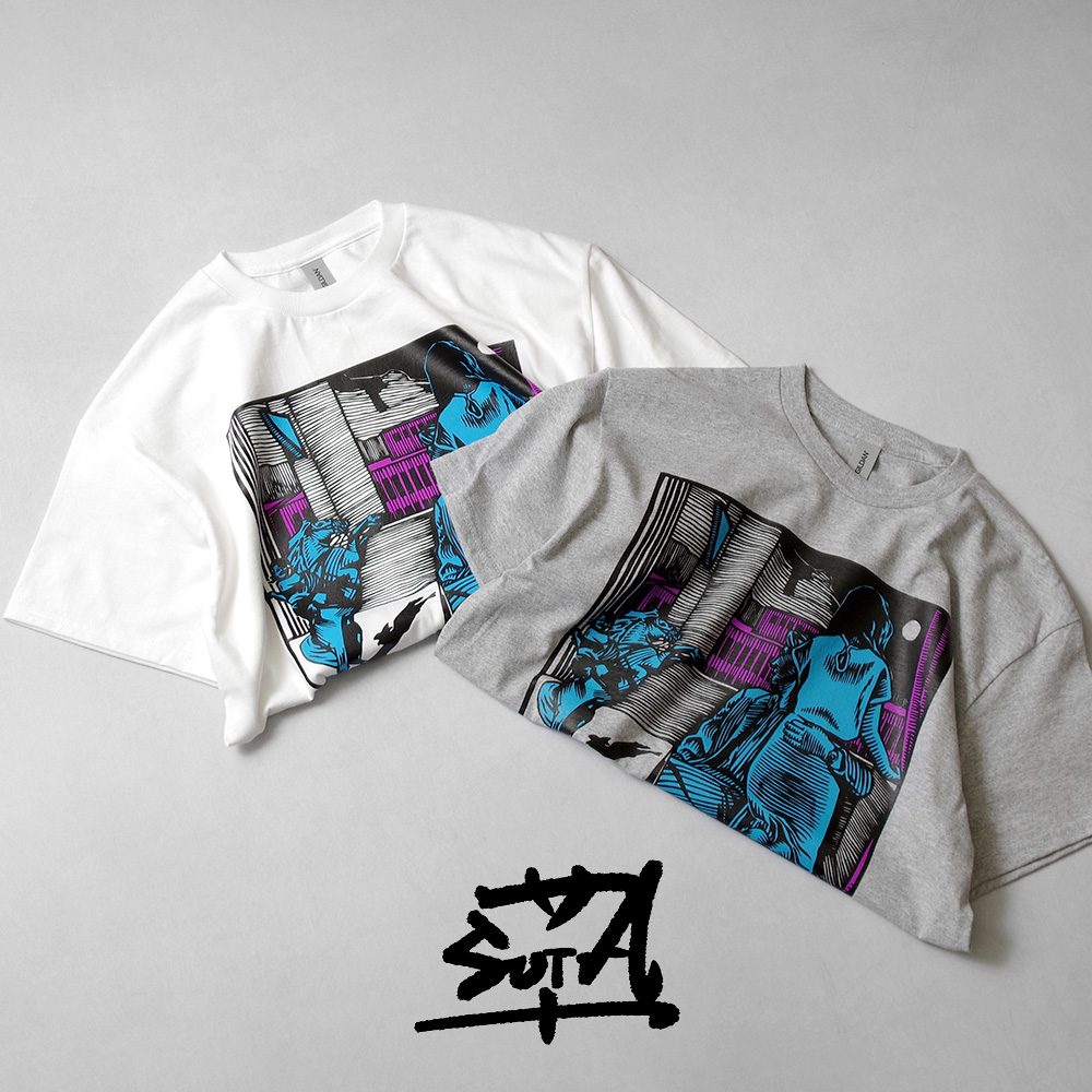 【SOTA-COMICHEAD ソウタコミックヘッド】ART PRINT S/S Tee “VERTIGO” アートプリント半袖Teeシャツ ヴァーティゴ