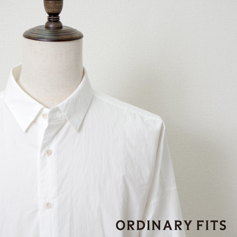 【ORDINARY FITS(オーディナリーフィッツ)】PLAIN SHIRT プレーンシャツ