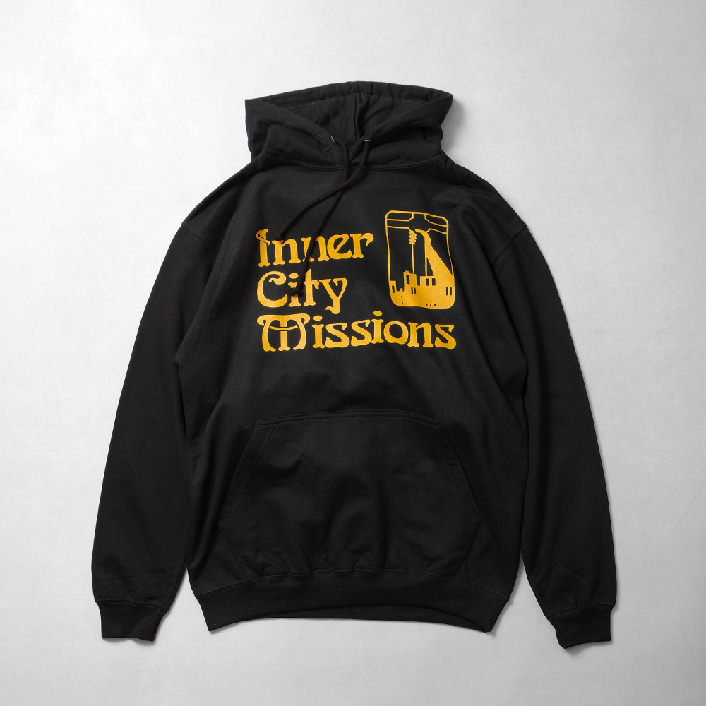 【MUSIC Tee(ミュージックティー)】SWEAT HOODIE Inner City Missions (As Worn By Kurt Cobain, NIRVANA) スウェットフーディ パーカ インナーシティミッションズ カート・コバーン ニルヴァーナ