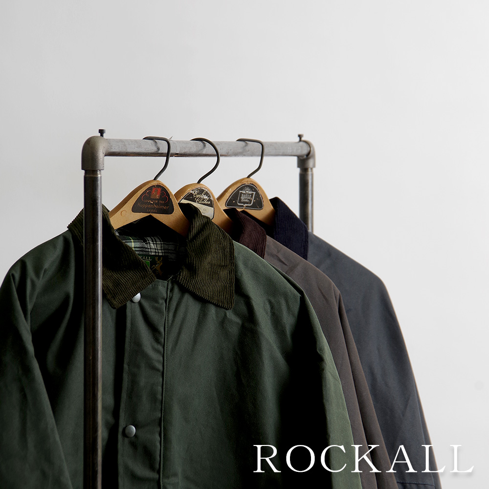 【ROCKALL ロッカル】Made In England BOLTON WAXED PADDED JACKET ボルトン ワックスドパデッドジャケット