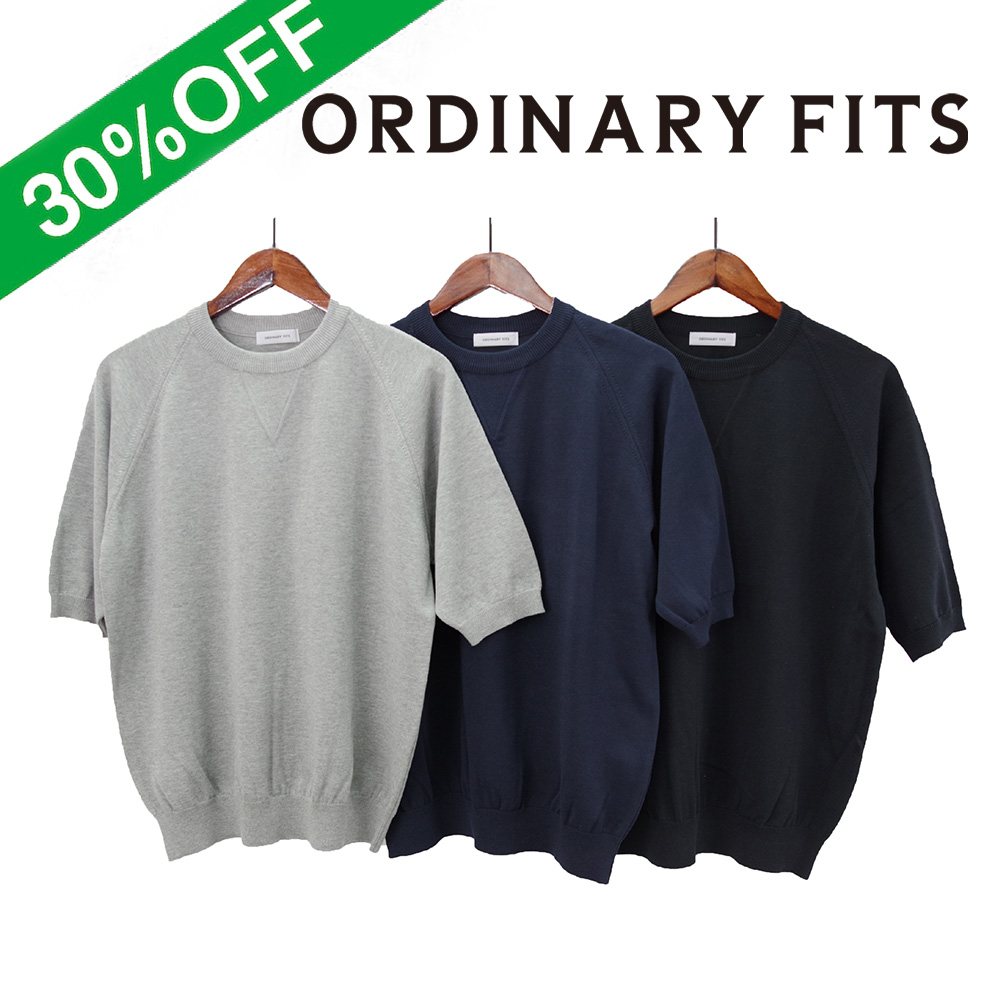【ORDINARY FITS(オーディナリーフィッツ)】30%OFF PULL KNIT プルニット