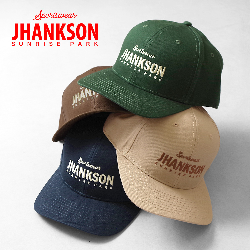 【JHANKSON ジャンクソン】CLASSIC LOGO embroidery CAP ジャンクソン クラシックロゴ 刺繍キャップ