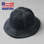 ニューヨークハット　インディゴ　デニム　USA製　アメリカ　デッドストック New York Hat Co ニューヨークハット スピットファイア DENIM