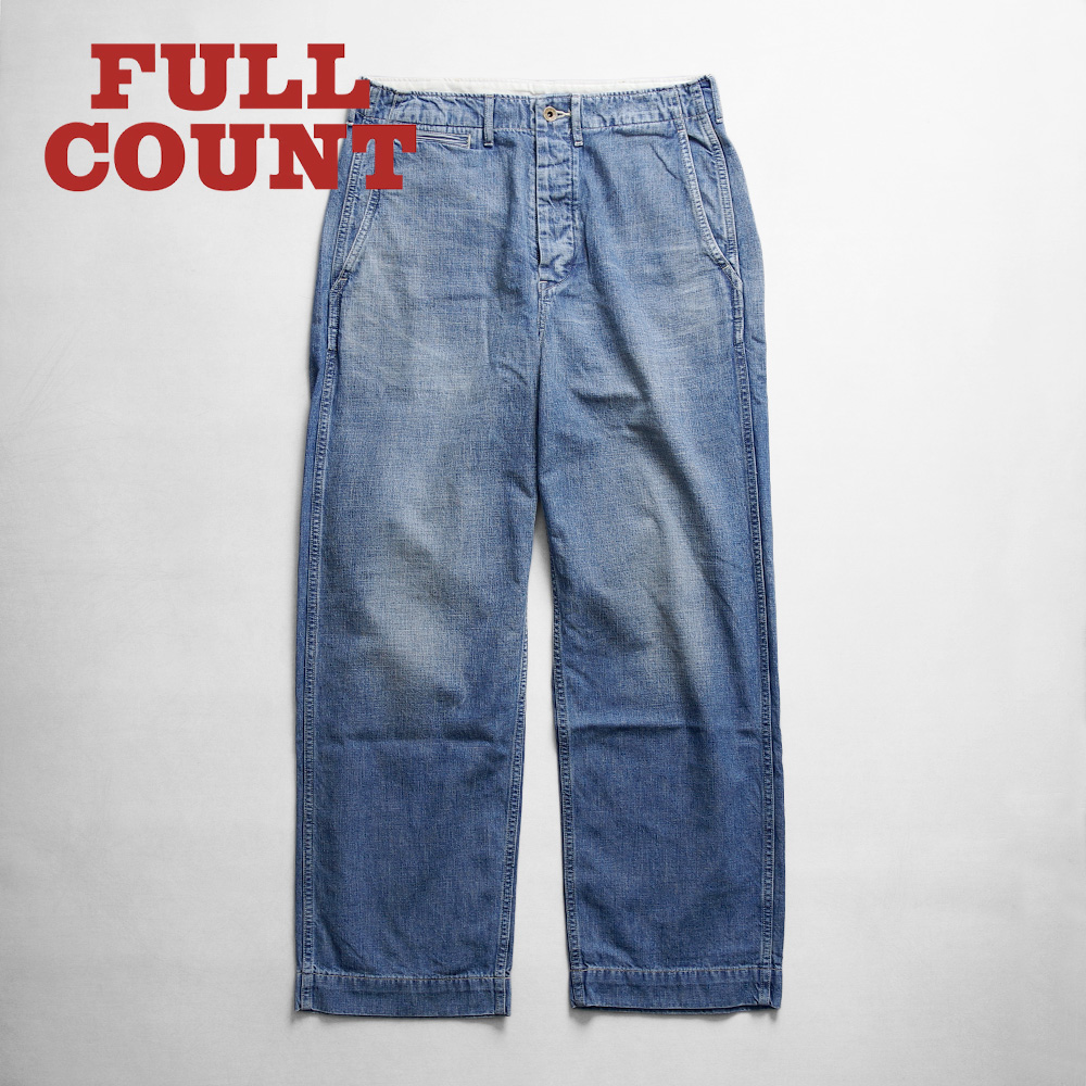 【FULLCOUNT フルカウント】1201HW-24A M-41 Denim Hand Wash デニムトラウザー ハンドウォッシュ