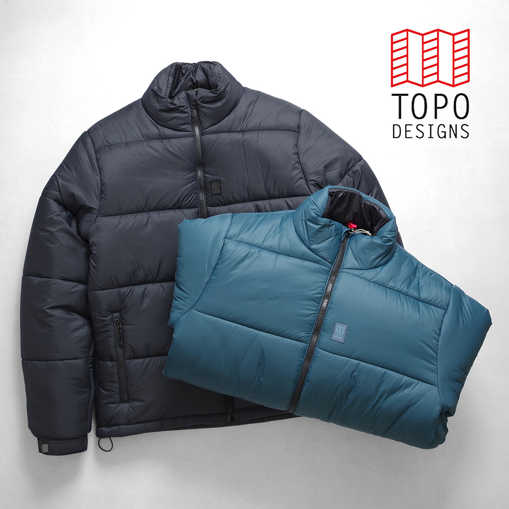 【TOPO DESIGNS トポデザイン】MOUNTAIN PUFFER JACKET マウンテンパファージャケット