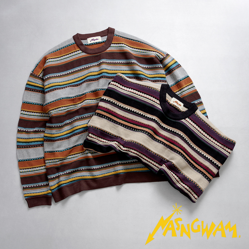 【Nasngwam ナスングワム】90’s BORDER KNIT 90年代スタイル ボーダーニット