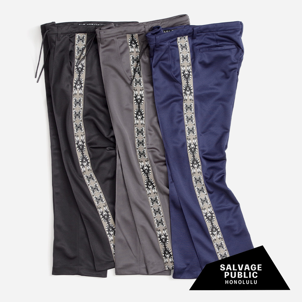 【SALVAGE PUBLIC サルヴェージ・パブリック】Kuhio Track Pants クヒオ トラックパンツ