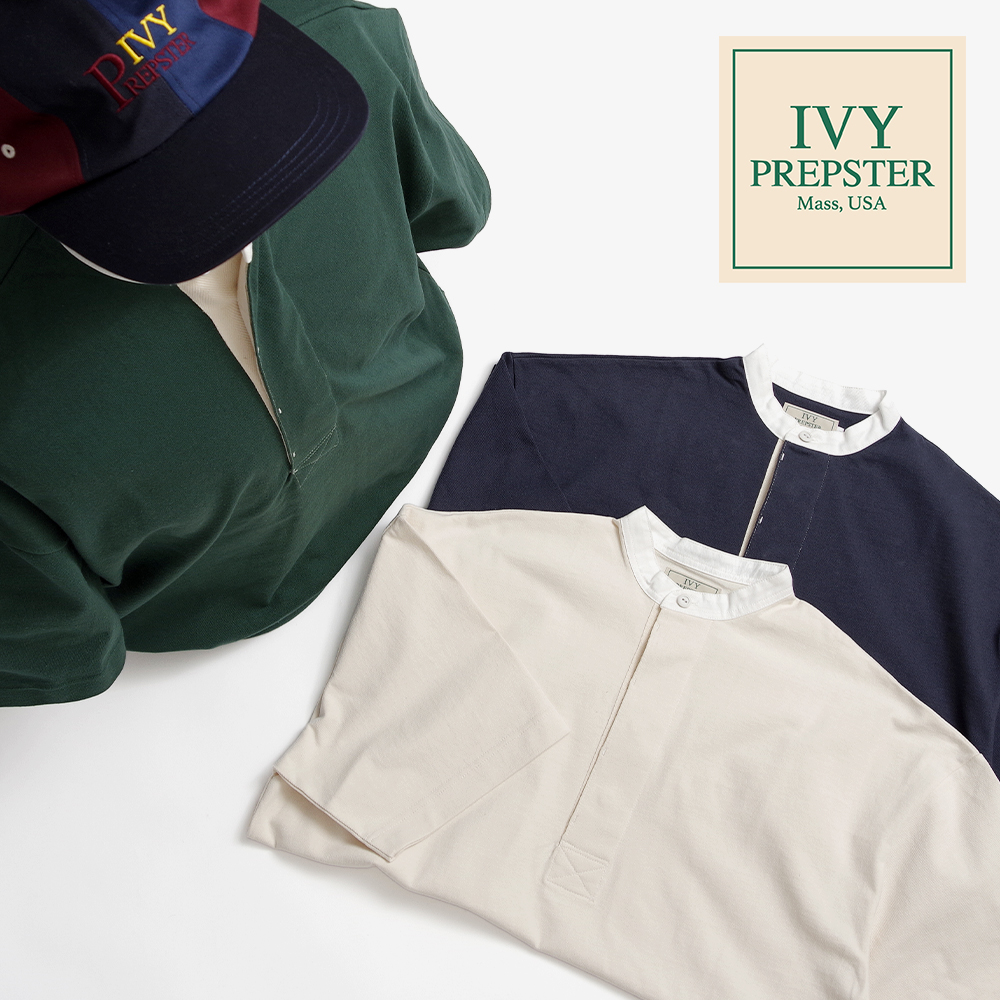 【IVY PREPSTER アイビープレップスター】Jackson Rugger Smock S/S ジャクソン 半袖ラガースモック