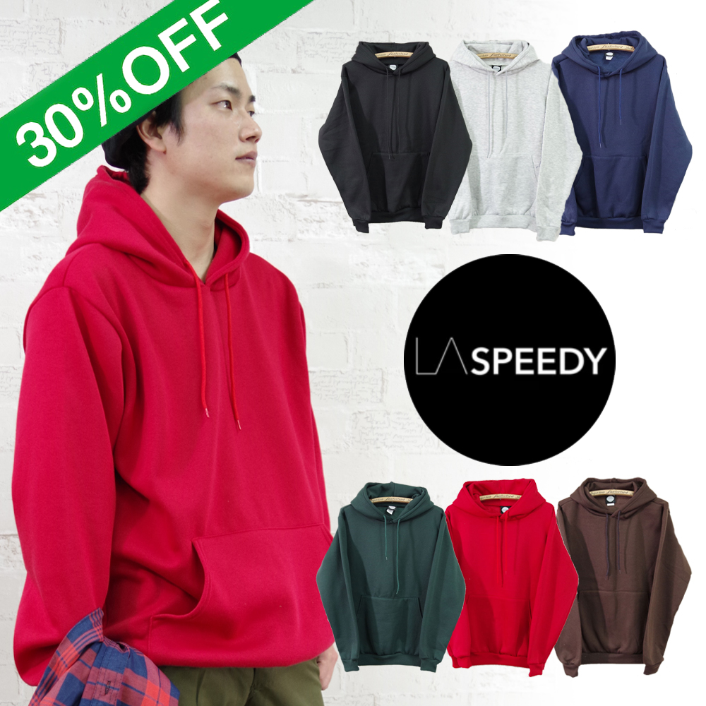 【LA SPEEDY エルエースピーディ】Classic Fleece Hooded Pullover  クラシックフリースフーデッドプルオーバー