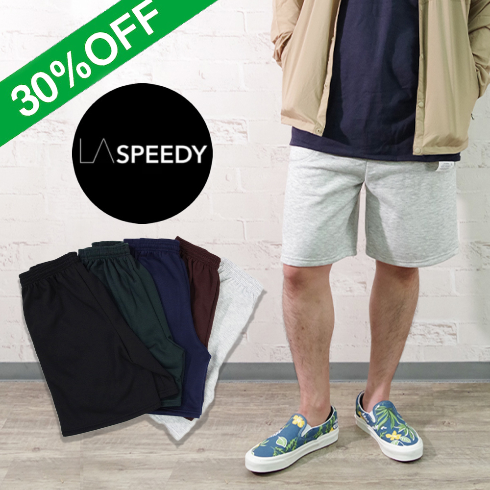 【LA SPEEDY エルエースピーディー】Classic Fleece Sweatshorts クラシックフリーススウェットショーツ