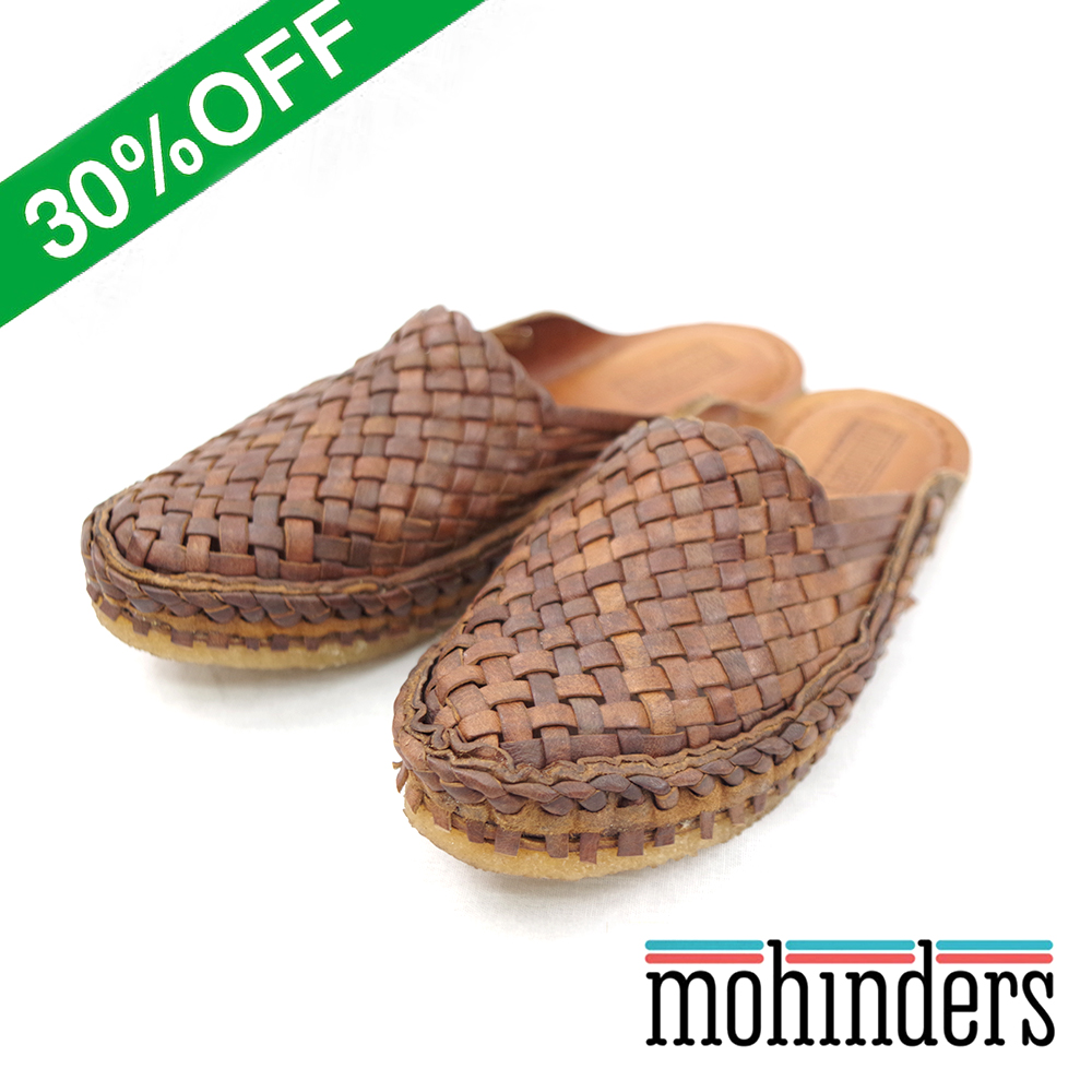 【MOHINDERS モヒンダース】MEN’S CITY SLIPPERS-WOVEN メンズシティースリッパ