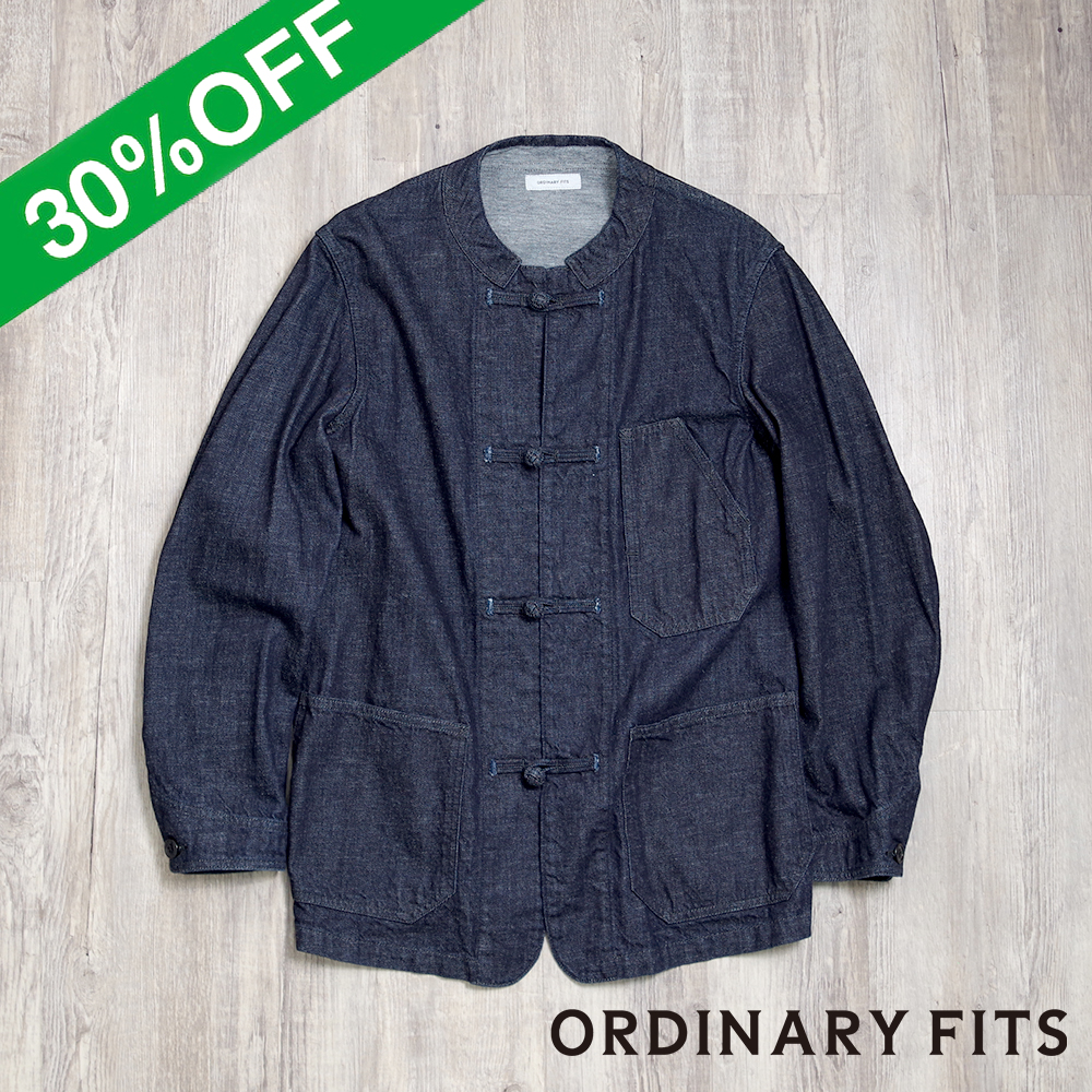 【ORDINARY FITS(オーディナリーフィッツ)】CHINA COVERALL OW チャイナカバーオール