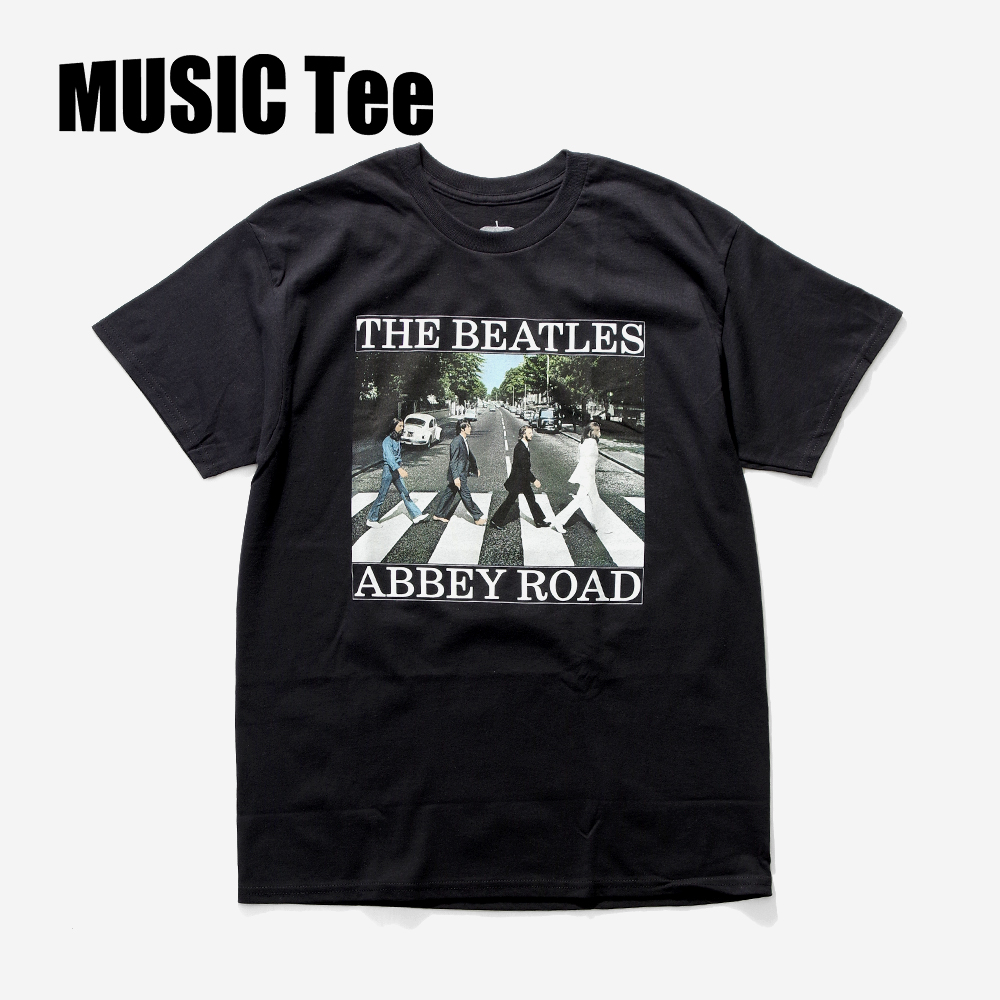 【MUSIC Tee ミュージックティー】CLOSE OUT BEATLES S/S Tee ABBEY ROAD Color 廃番品 ビートルズ 半袖Teeシャツ アビーロード カラー