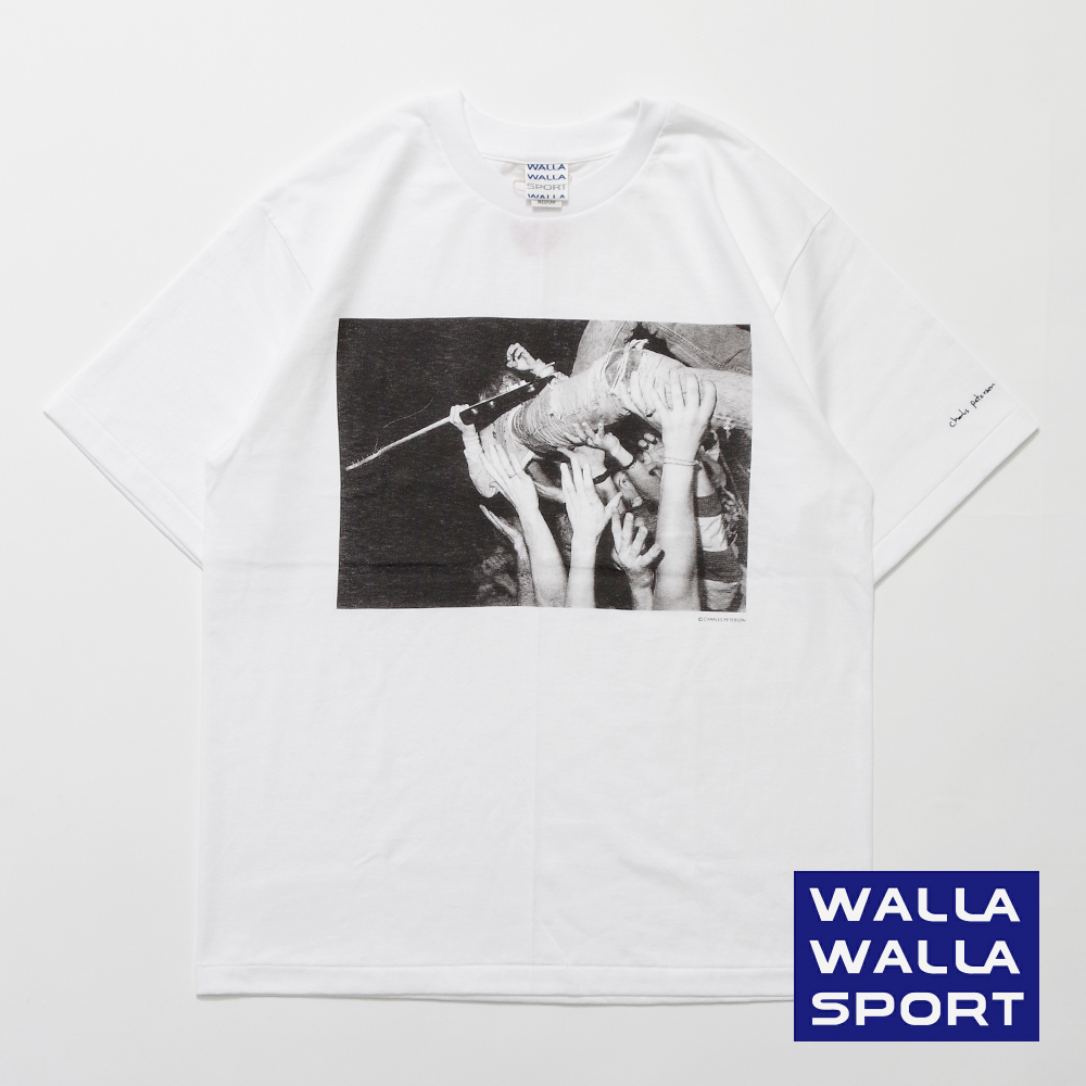 【WALLA WALLA SPORT ワラワラスポーツ】S/S PRINT Tee CHARLES PETERSON “CROWD SURF” 半袖プリントTeeシャツ チャールズ・ピーターソン クラウドサーフ