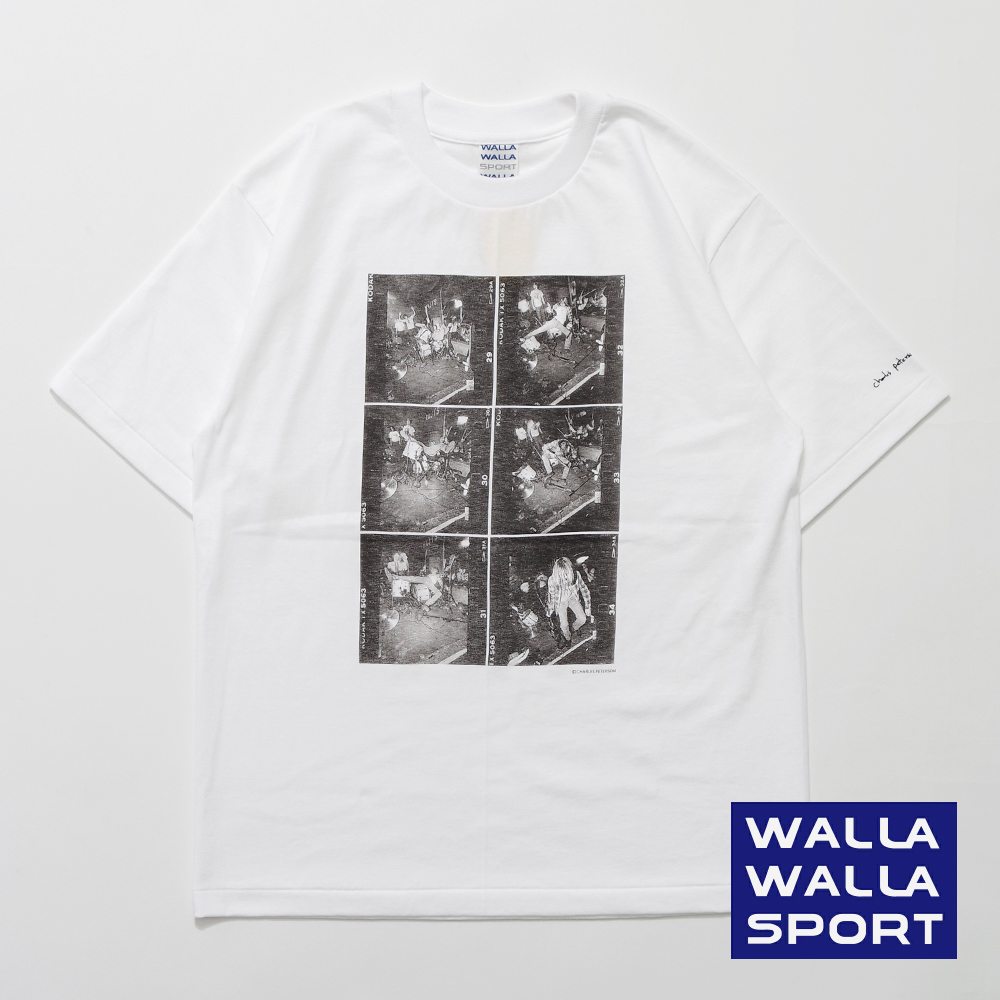 【WALLA WALLA SPORT ワラワラスポーツ】S/S PRINT Tee CHARLES PETERSON “DRUM CRUSH” 半袖プリントTeeシャツ チャールズ・ピーターソン ドラムクラッシュ