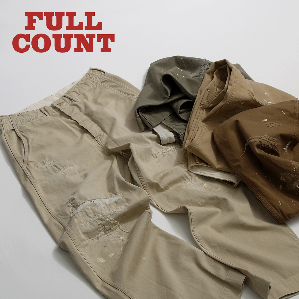 【FULLCOUNT フルカウント】1201HW U.S.ARMY Chino 41KHAKI “Freedom Fighter” アーミーチノ 41カーキ “フリーダムファイター”