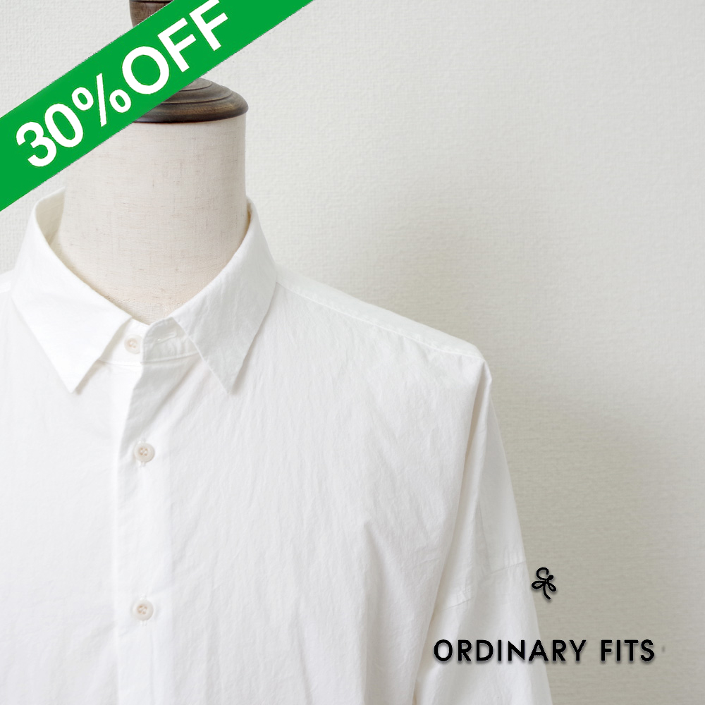 【ORDINARY FITS(オーディナリーフィッツ)】PLAIN SHIRT プレーンシャツ