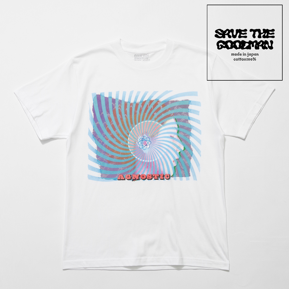 【SAVE THE GOODMAN セイヴザグッドマン】Graphic Art Tee “AGNOSTIC” グラフィックアートTシャツ アグノスティック