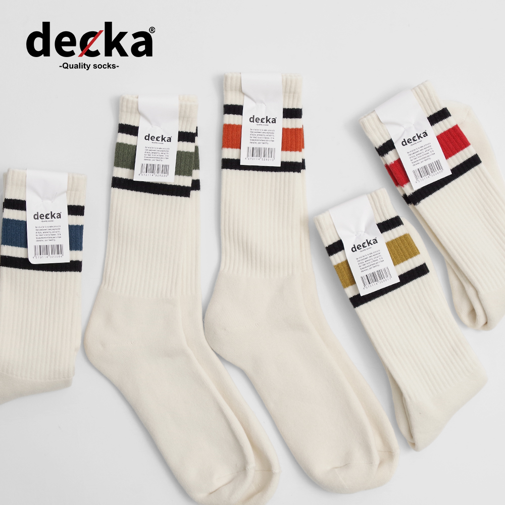 【decka Quality socks デッカクオリティソックス】80’s Skater Socks スケーターソックス 日本製