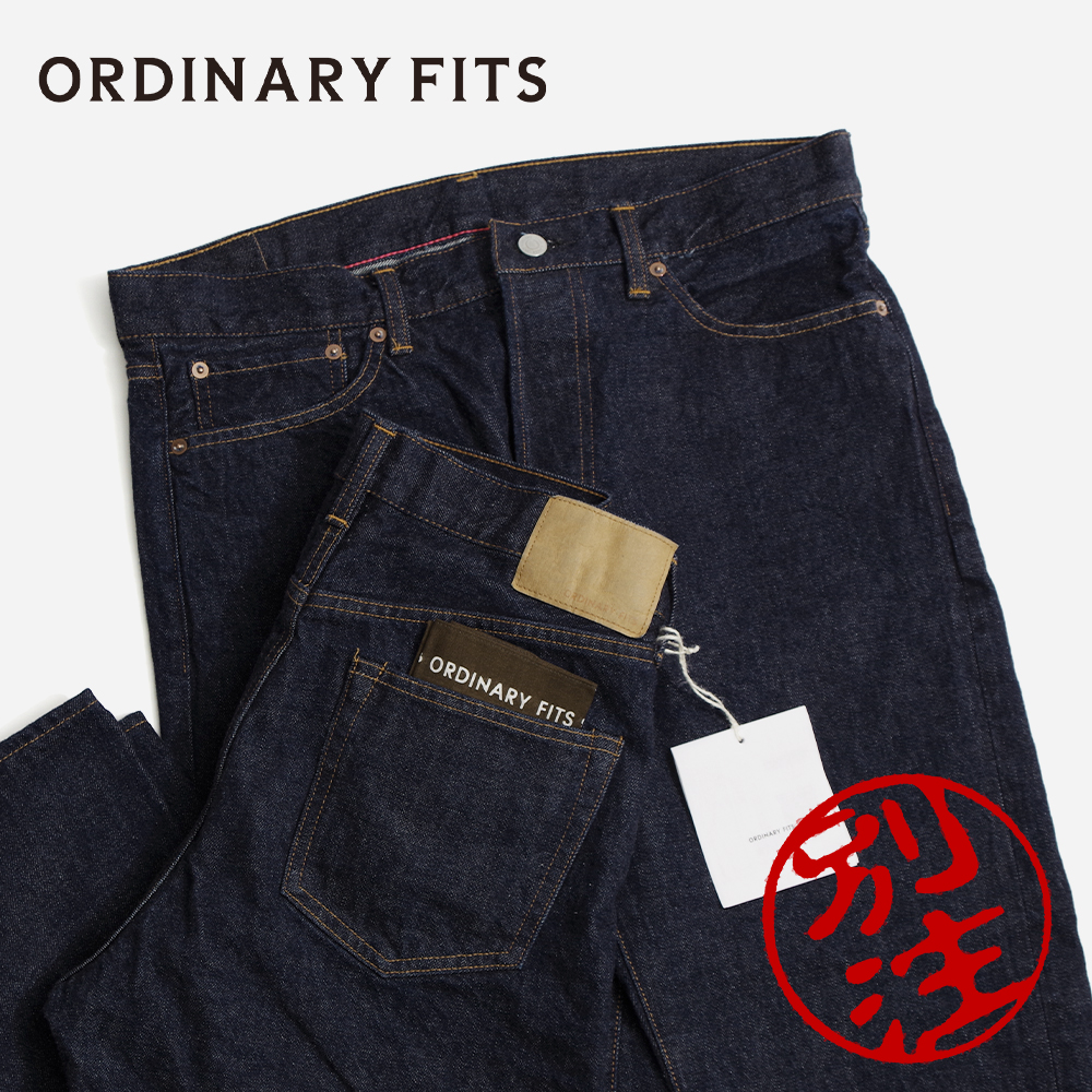 【ORDINARY FITS オーディナリーフィッツ】SPECIAL ORDER 5PKT ANKLE DENIM one wash 別注5ポケット アンクルデニム ワンウォッシュ