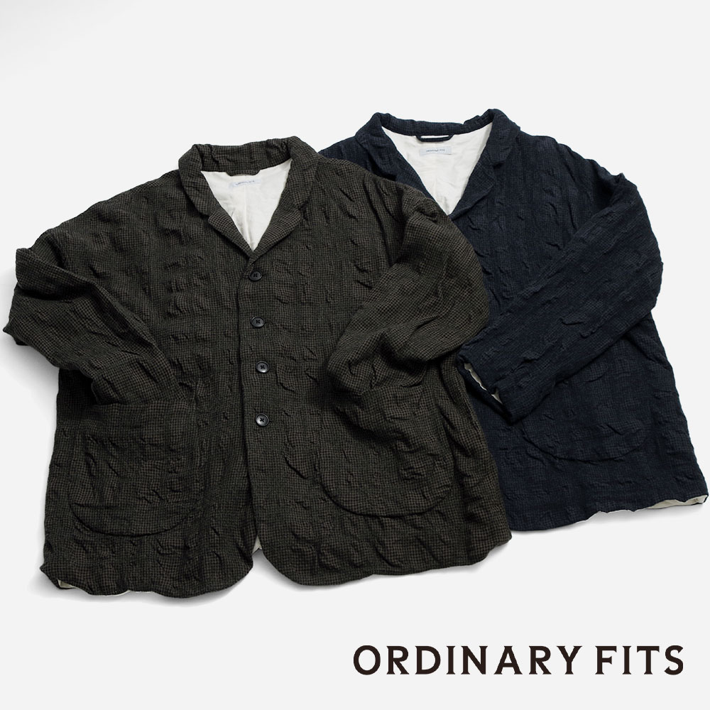 【ORDINARY FITS オーディナリーフィッツ】TAILORED JACKET テーラードジャケット
