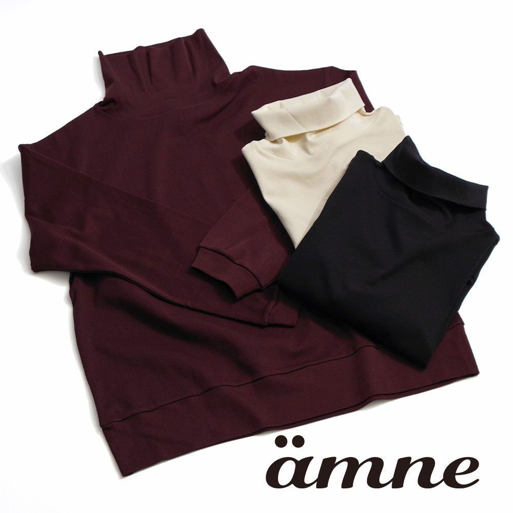 【ämne アンヌ】HONEYCOMB turtle L/S ハニカムタートル ロングスリーブ