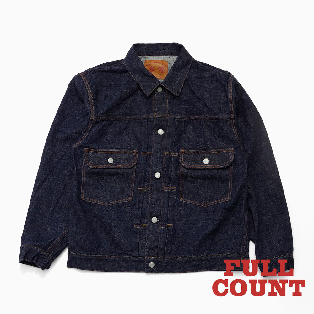 【FULLCOUNT フルカウント】2102W Type2 Denim Jacket 13.7oz One Wash デニムジャケット セカンド ジージャン ワンウォッシュ
