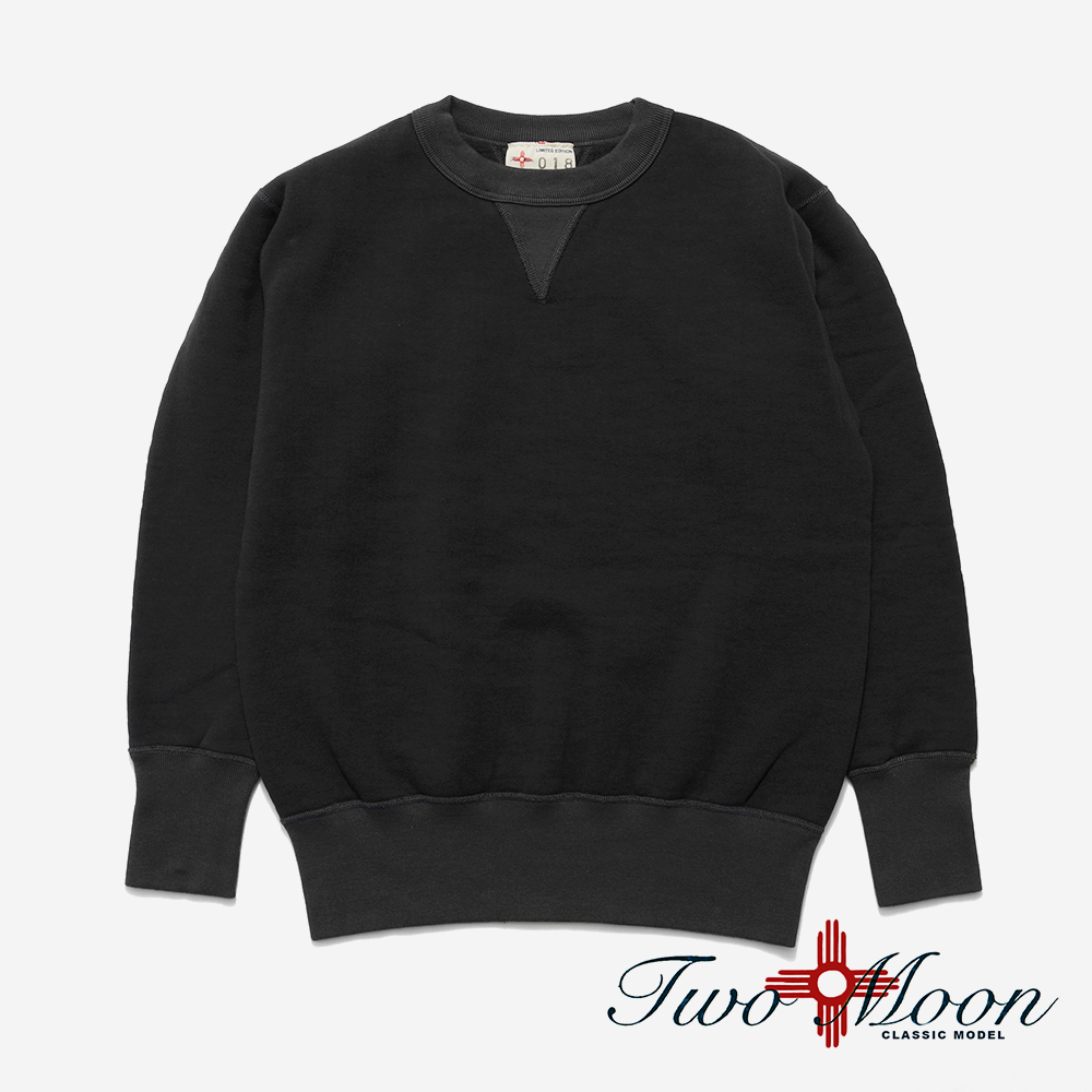 【TWO MOON トゥームーン】92022 SEASON COLOR 2TONE LOOPWHEEL FLATSEAMER SWEATSHIRT Double V Gusset シーズンカラー 2トーン 吊り編み フラットシーマー 両Vスウェット