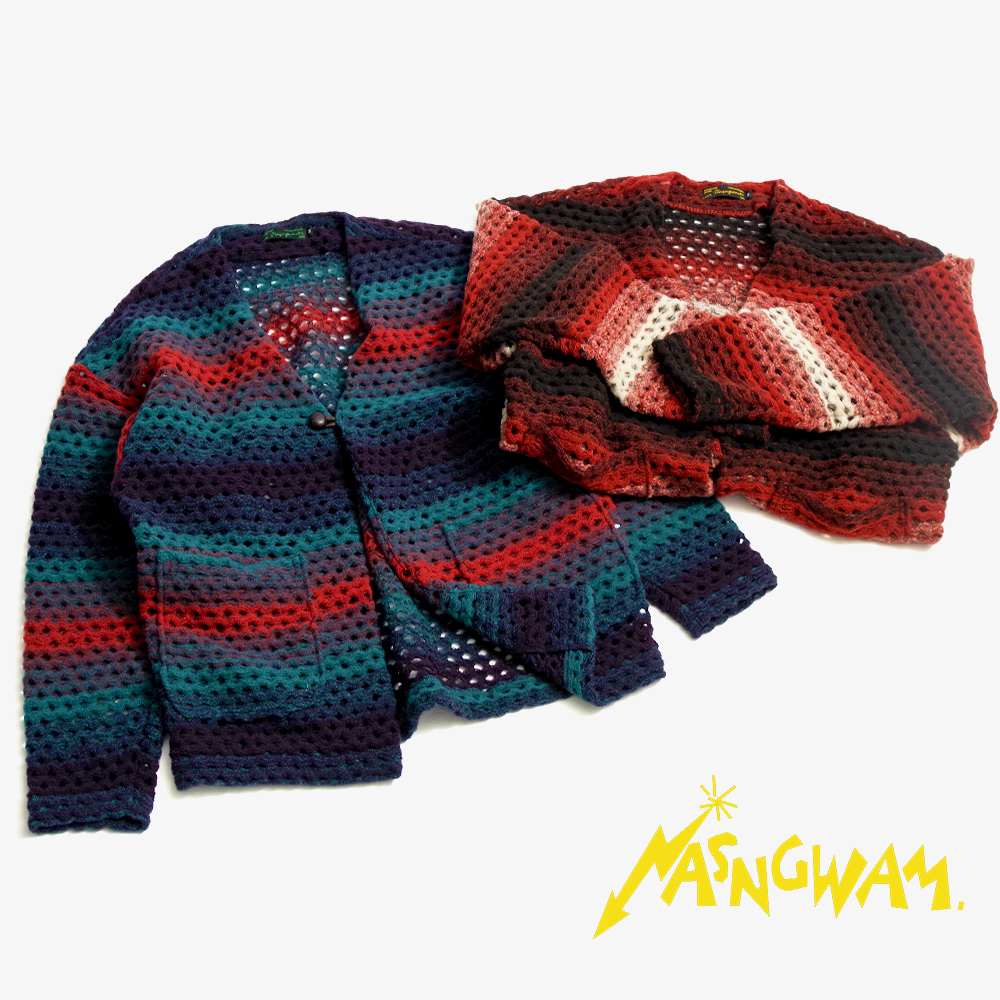 【Nasngwam ナスングワム】ZIGGY CARDIGAN ジギーカーディガン