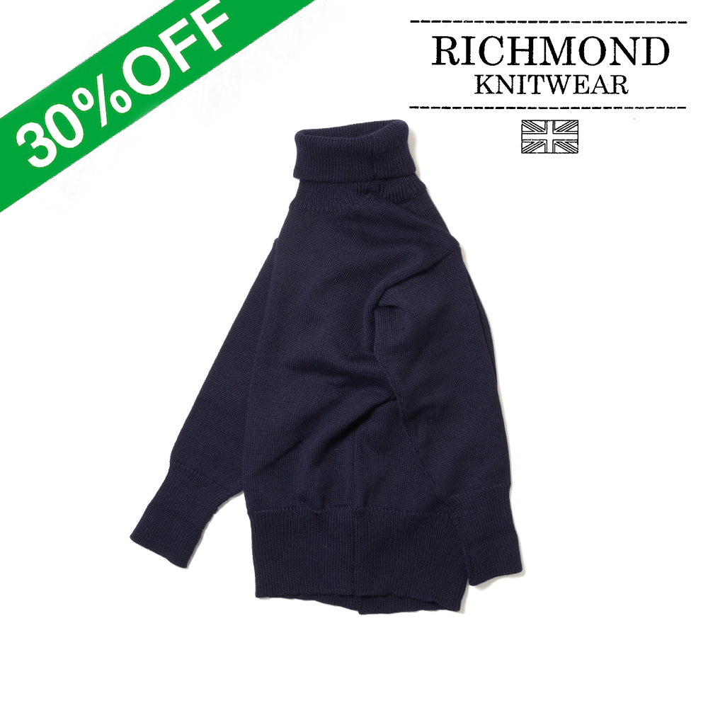 【RICHMOND KNITWEAR(リッチモンドニットウェア)】Submariner Highneck Sweater サブマリーナーハイネックセーター