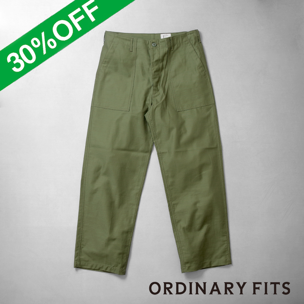 【ORDINARY FITS(オーディナリーフィッツ)】SURPLUS LINE UTILITY PANTS サープラスライン ユーティリティパンツ
