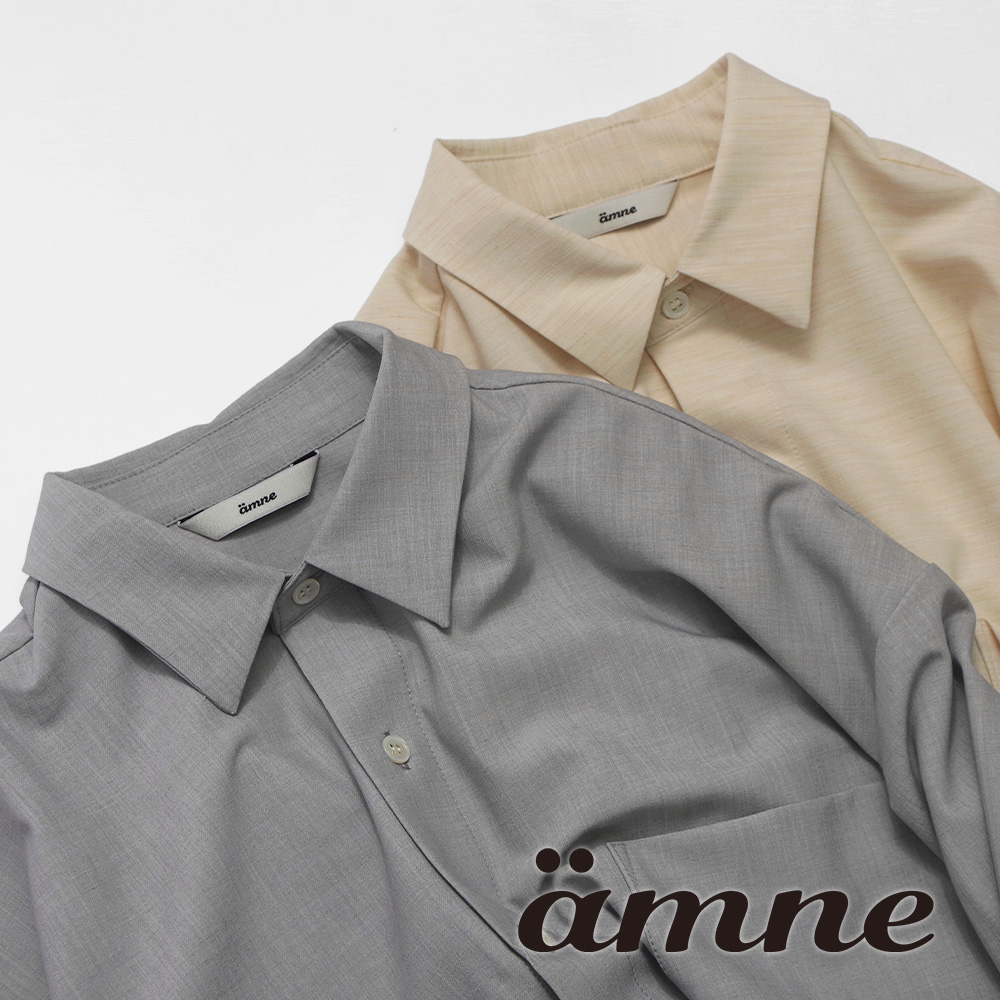 【ämne アンヌ】TROPICAL classic shirts トロピカル クラシックシャツ