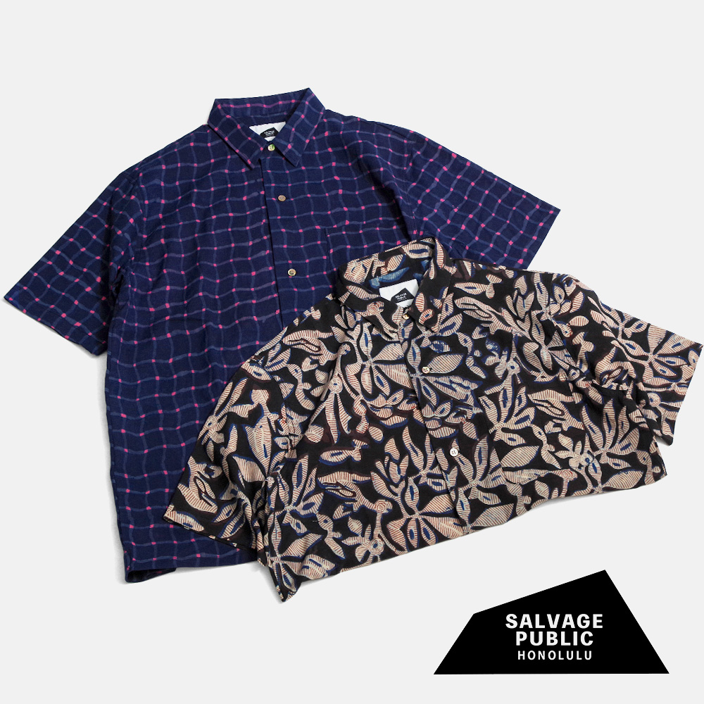 【SALVAGE PUBLIC サルヴェージ・パブリック】Hapa Jac Shirt ハパ ジャックシャツ