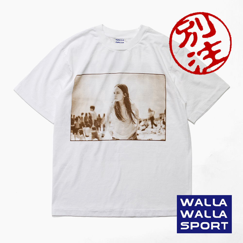 【WALLA WALLA SPORT ワラワラスポーツ】sepia color S/S PRINT Tee JOSEPH SZABO “PRISCILLA” 別注セピアカラー 半袖プリントTeeシャツ ジョセフ・ザボ プリシラ